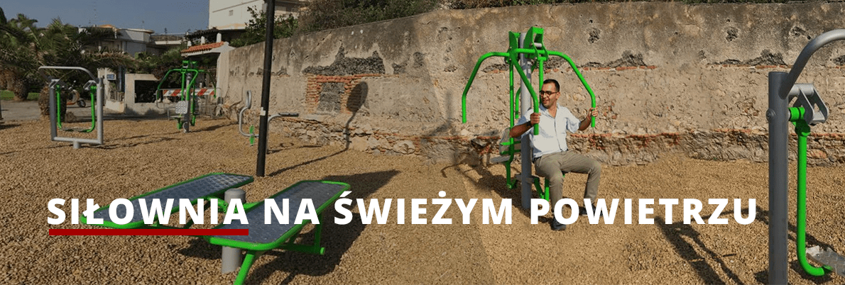 Siłownie zewnętrzne na świeżym powietrzu