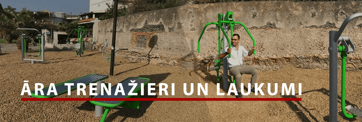 Āra trenažieri, sporta kompleksi un laukumi