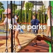 Children's playground complexes, collection 'Rope Parks'