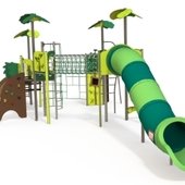 Žaidimų aikštelių kompleksai vaikams nuo 2 iki 12 metų – kolekcija 'MEGA'