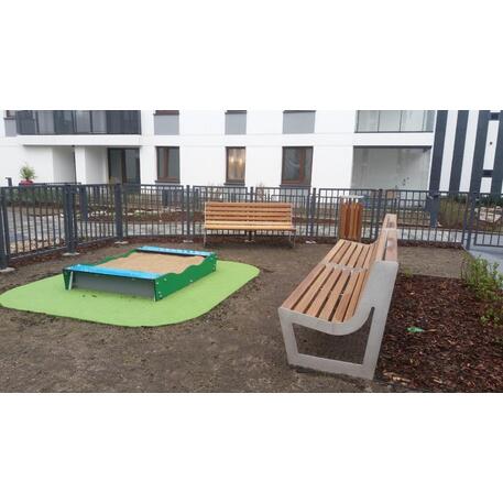 Metalinė šiukšliadėžė su Iroko medienos apdaila 'Exclusive / STF/04-07-01/MDL_50L'