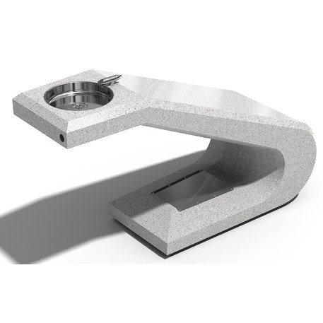 Betoninė vandens kolonėlė geriamajam vandeniui, apdirbta smulkia granito skaldele 'BS-255'