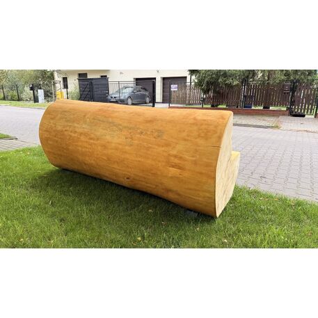 Massivholzbank mit Rückenlehne, aus Eichenholz gefertigt 'Premium Collection / STF/22-04-23/MDL'