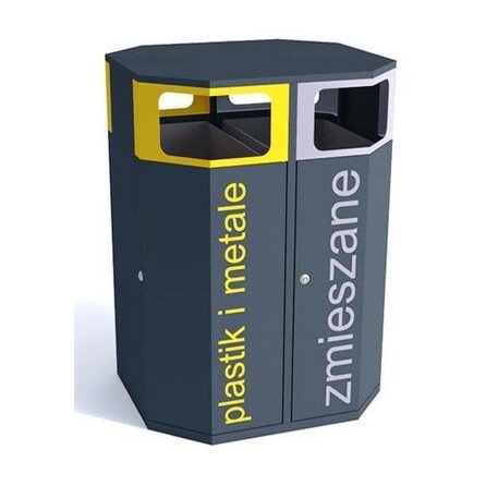 Металлический контейнер для сортировки 'Etna II 2x114L'