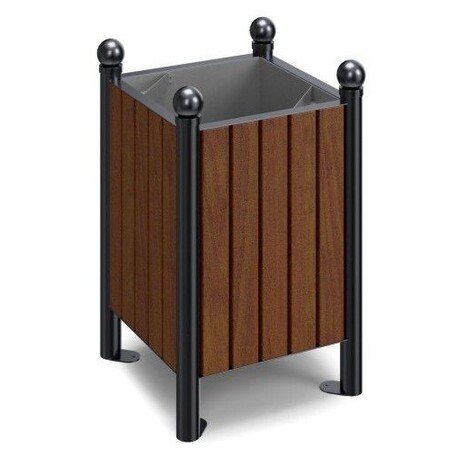 Metal litter bin 'BDS_PRMK_I-60L'