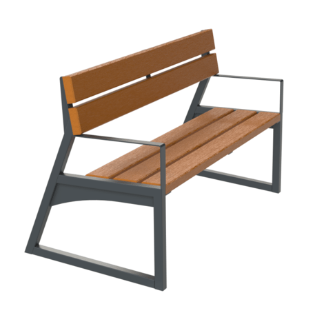 Metal bench 'BD/1307/MDL'