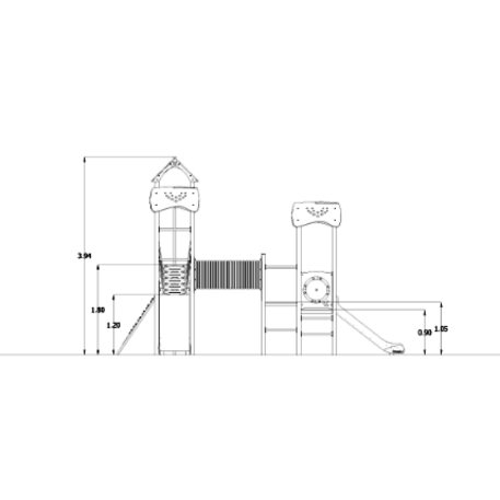 Bērnu rotaļu laukuma elements 'MBG-360/P11110'