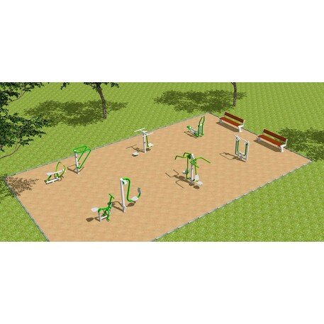 Outdoor fitness and gym equipment 'MBG_38/OFC-3A'