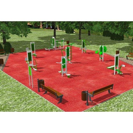 Outdoor fitness produkt 'MBG_38/OFC-3A'