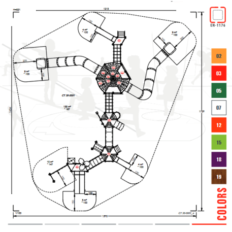 Children's playground element 'MBG-1032/CT 30-5001-15'