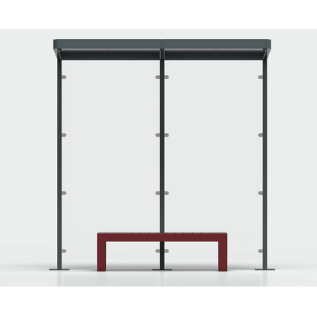 Autobusų stotelės stoginė, paviljonas 'Premium / Io_604-PE-2-COMP1'