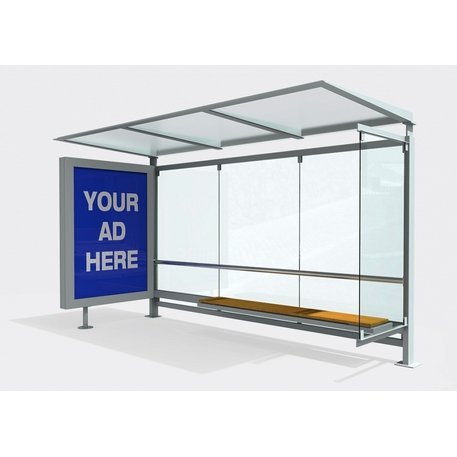 Autobusų stotelės laukimo paviljonas 'Alex / 410cm'