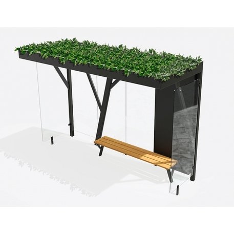 Autobusų stotelės laukimo paviljonas 'Verde / 336cm'