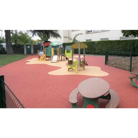 Žaidimų stalas su suolais vaikų aikštelėms 'MO_TA-4001-94'