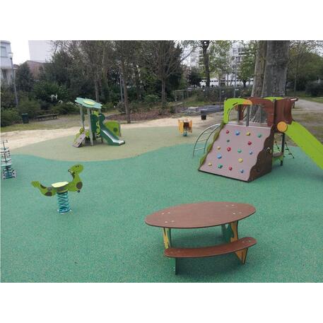 Žaidimų stalas su suolais vaikų aikštelėms 'MO_TA-4001-94'