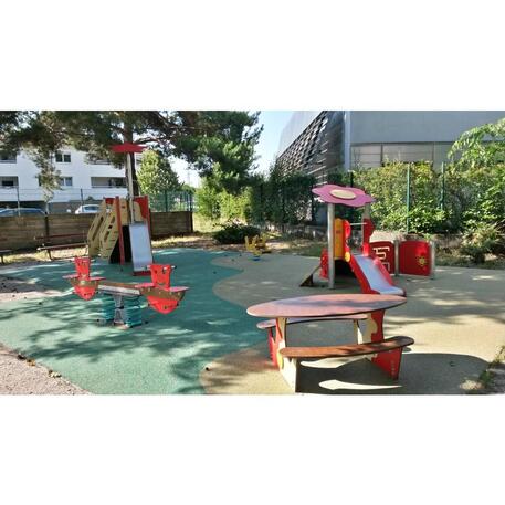 Žaidimų stalas su suolais vaikų aikštelėms 'MO_TA-4001-94'