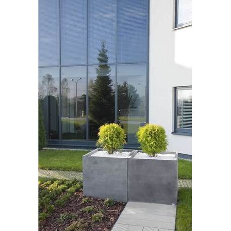 Betoninis lauko vazonas, gėlinė 'Big planter / 79x79xH/90cm'