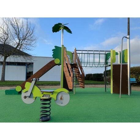 Spyruokliukas vaikų žaidimų aikštelėms 'Motociklas MBG-1006/RE 215-05'