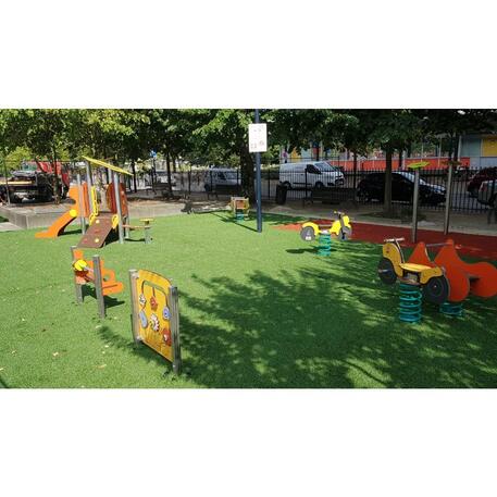 Spyruokliukas vaikų žaidimų aikštelėms 'Motociklas MBG-1006/RE 215-05'