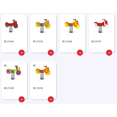 Spyruokliukas vaikų žaidimų aikštelėms 'Motociklas MBG-1006/RE 215-05'
