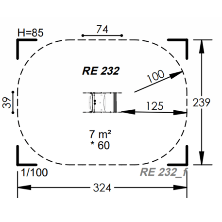Spyruokliukas vaikų žaidimų aikštelėms 'MBG-1021_RE 232-11'