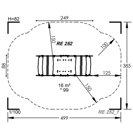 Spyruokliukas vaikų žaidimų aikštelėms 'MBG-1041_RE 252-14'