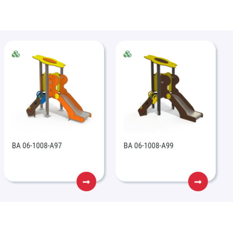 Vaikų žaidimų aikštelių įranga Baby linija – mažiesiems 'MBG-2038_BA 06-1008-A98'