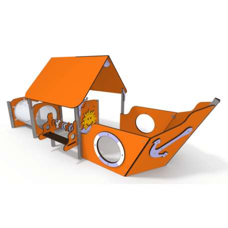  Vaikų žaidimo aikštelės kompleksas, kolekcija 'Piratų laivas / MBG-1170_CI 03-1002-Q12'