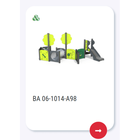 Vaikų žaidimų aikštelių įranga Baby linija – mažiesiems 'MBG-2048_BA 06-1014-A99'