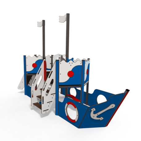  Vaikų žaidimo aikštelės kompleksas, kolekcija 'Piratų laivas / MBG-1185_CI 09-2001-B14'