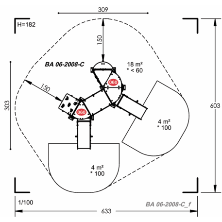 Vaikų žaidimų aikštelių įranga Baby linija – mažiesiems 'MBG-2098_BA 06-2008-C03'
