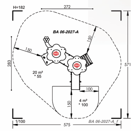 Vaikų žaidimų aikštelių įranga Baby linija – mažiesiems 'MBG-2116_BA 06-2027-A99'