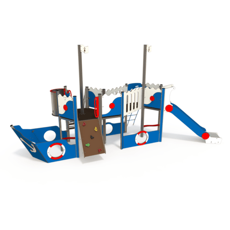  Vaikų žaidimo aikštelės kompleksas, kolekcija 'Piratų laivas / MBG-1211_CI 12-2004-B14'