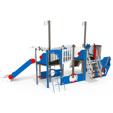  Vaikų žaidimo aikštelės kompleksas, kolekcija 'Piratų laivas / MBG-1211_CI 12-2004-B14'