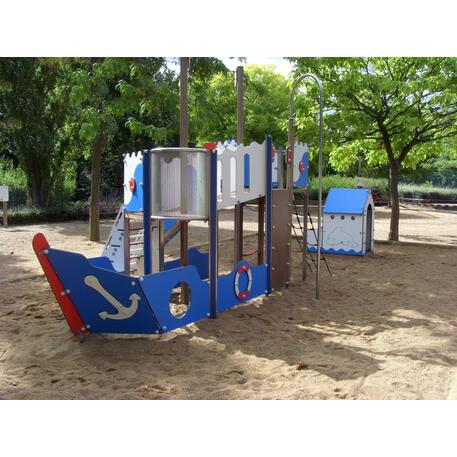  Vaikų žaidimo aikštelės kompleksas, kolekcija 'Piratų laivas / MBG-1211_CI 12-2004-B14'