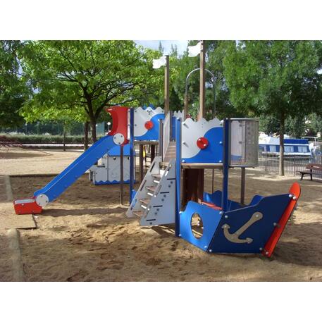  Vaikų žaidimo aikštelės kompleksas, kolekcija 'Piratų laivas / MBG-1211_CI 12-2004-B14'