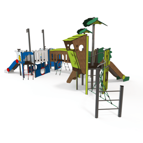  Vaikų žaidimo aikštelės kompleksas, kolekcija 'Piratų laivas / MBG-1220_CI 12-4003-T01'