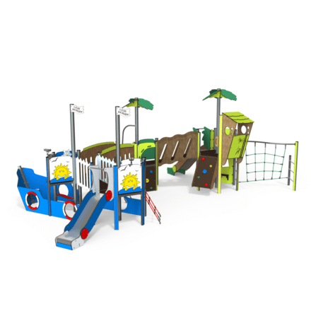  Vaikų žaidimo aikštelės kompleksas, kolekcija 'Piratų laivas / MBG-1220_CI 12-4003-T01'