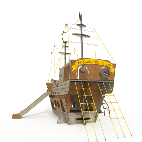  Vaikų žaidimo aikštelės kompleksas, kolekcija 'Piratų laivas / MBG-1230_CI 15-1006-T01'