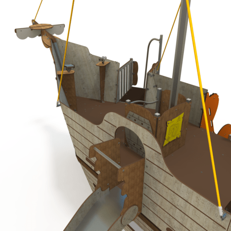  Vaikų žaidimo aikštelės kompleksas, kolekcija 'Piratų laivas / MBG-1230_CI 15-1006-T01'