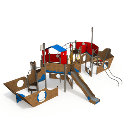  Vaikų žaidimo aikštelės kompleksas, kolekcija 'Piratų laivas / MBG-1239_CI 15-2003-Q19'