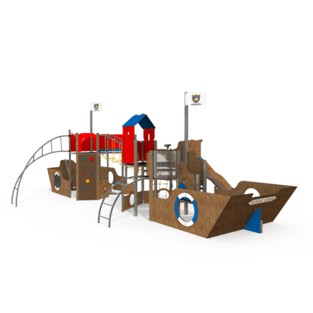  Vaikų žaidimo aikštelės kompleksas, kolekcija 'Piratų laivas / MBG-1239_CI 15-2003-Q19'