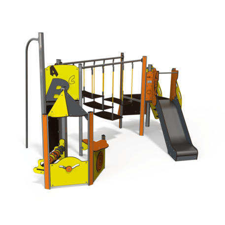 Žaidimų aikštelių kompleksas vaikams nuo 2 metų amžiaus – kolekcija 'MINI / MBG-2246_MI 09-2044-N22'