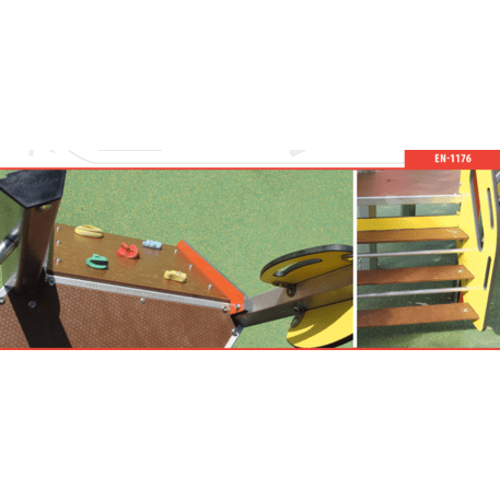 Žaidimų aikštelių kompleksas vaikams nuo 2 metų amžiaus – kolekcija 'MINI / MBG-2152_MI 09-1006-T02'