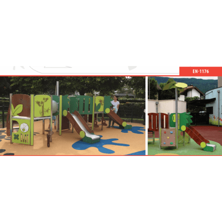 Žaidimų aikštelių kompleksas vaikams nuo 2 metų amžiaus – kolekcija 'MBG-2258_MI 09-2061-P15'