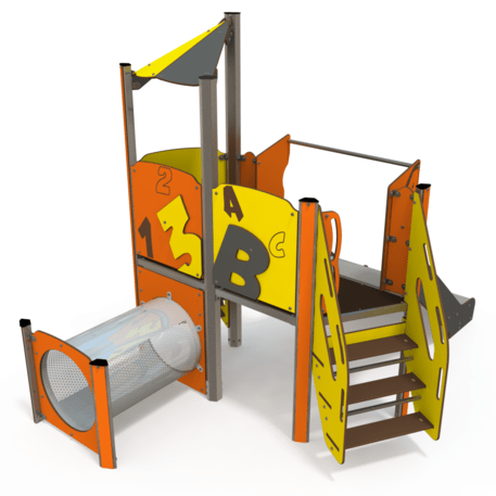 Žaidimų aikštelių kompleksas vaikams nuo 2 metų amžiaus – kolekcija 'MINI / MBG-2165_MI 09-1012-N22'