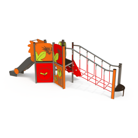 Žaidimų aikštelių kompleksas vaikams nuo 2 metų amžiaus – kolekcija 'MINI / MBG-2185_MI 09-1036-P99'