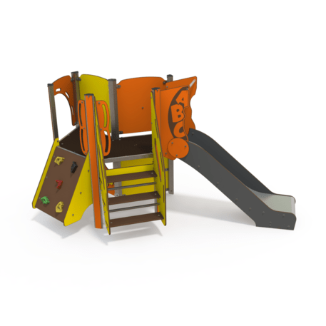 Žaidimų aikštelių kompleksas vaikams nuo 2 metų amžiaus – kolekcija 'MINI / MBG-2195_MI 09-1040-N22'