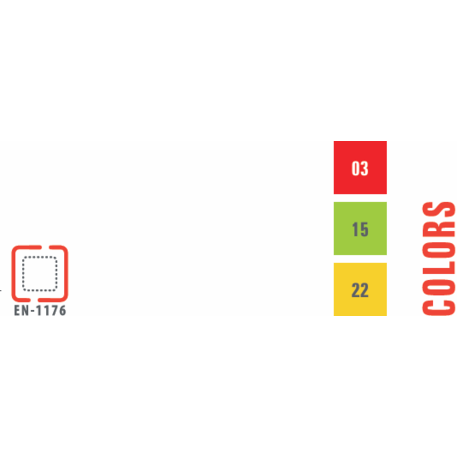 Žaidimų aikštelių kompleksas vaikams nuo 2 metų amžiaus – kolekcija 'MINI / MBG-2273_MI 09-2070-T01'