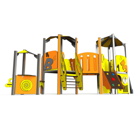Žaidimų aikštelių kompleksas vaikams nuo 2 metų amžiaus – kolekcija 'MINI / MBG-2283_MI 09-2079-N22'